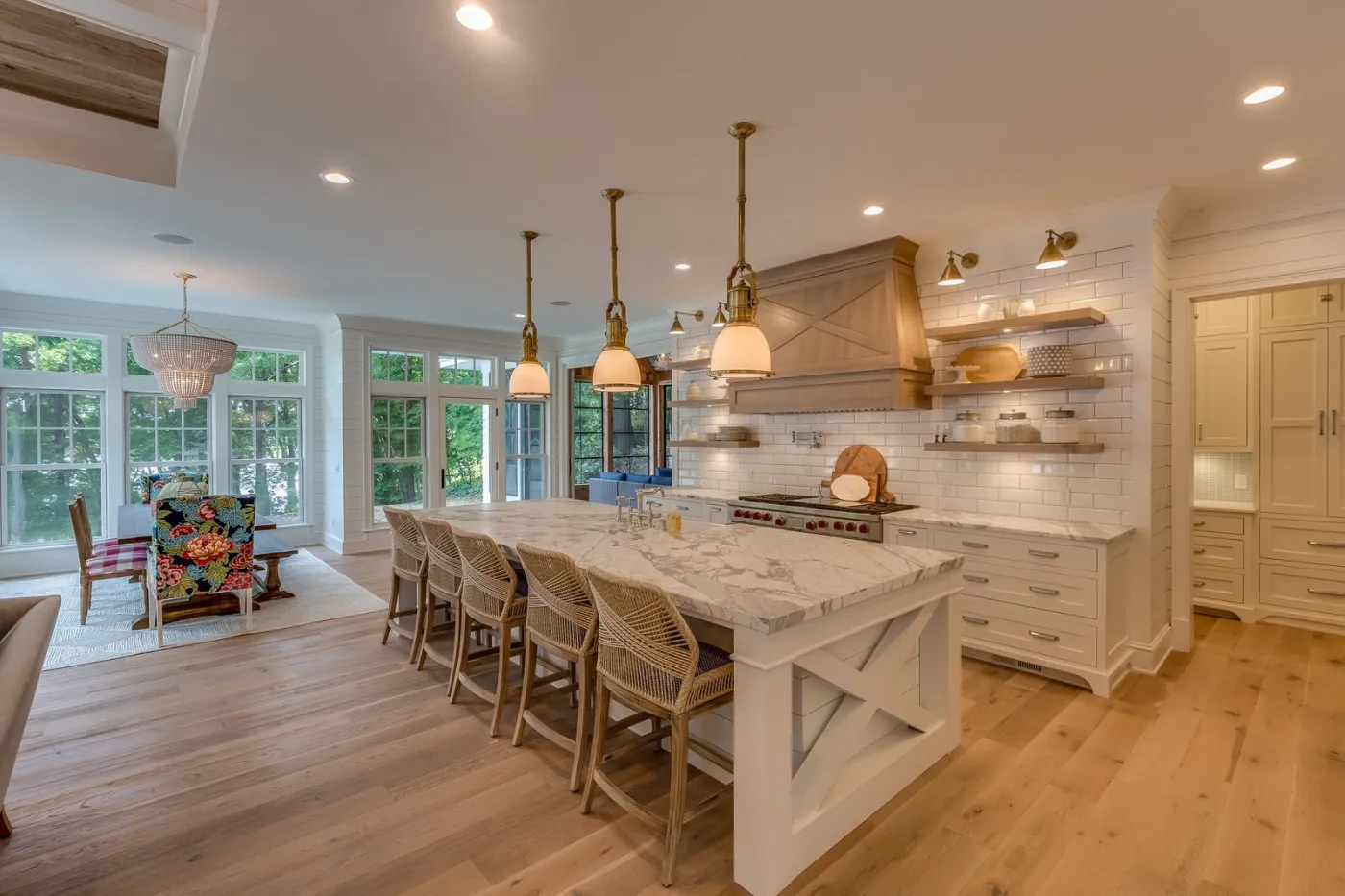 Custom home kitchen built by Westfield Builders in Western Massachusetts
