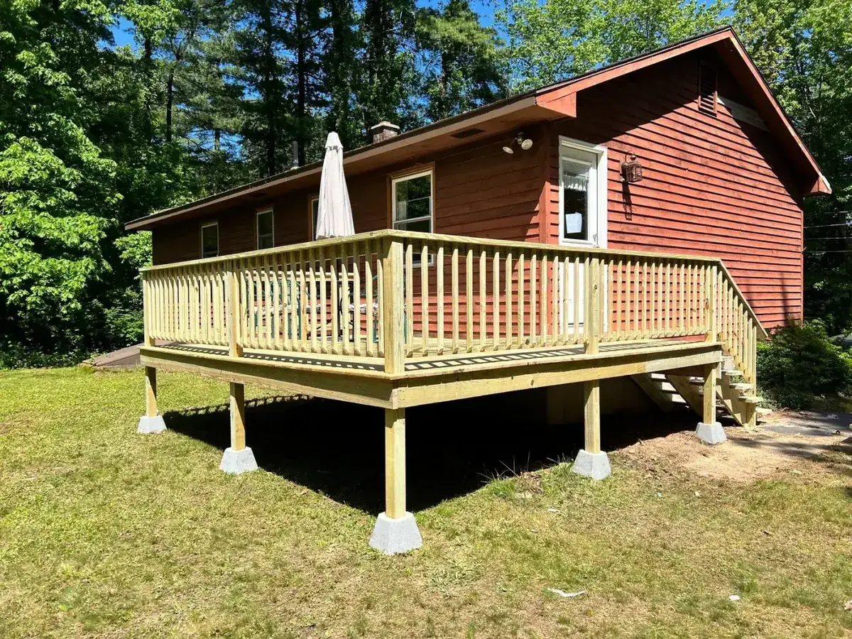 Pressure Treated Deck Build - Westfield Builders LLC Springfield