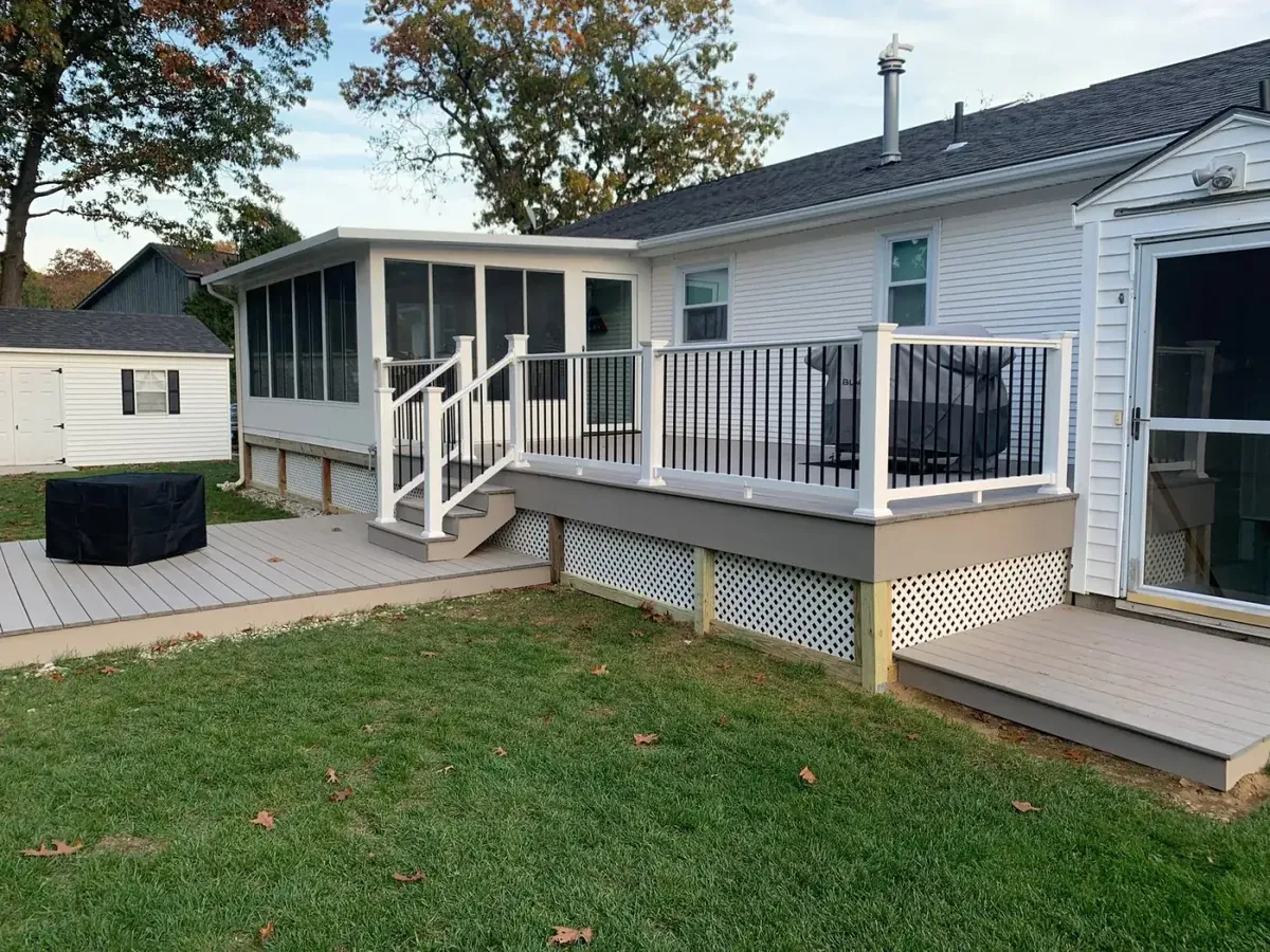 Screened Porch and Deck - Westfield Builders LLC Springfield